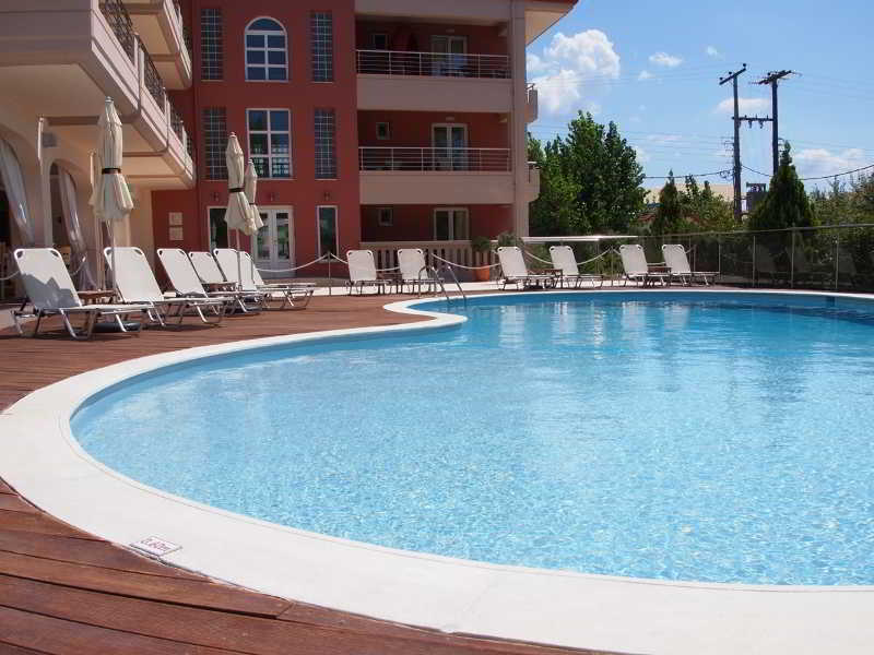 Ammos Bay Hotel Ammoudia Bagian luar foto
