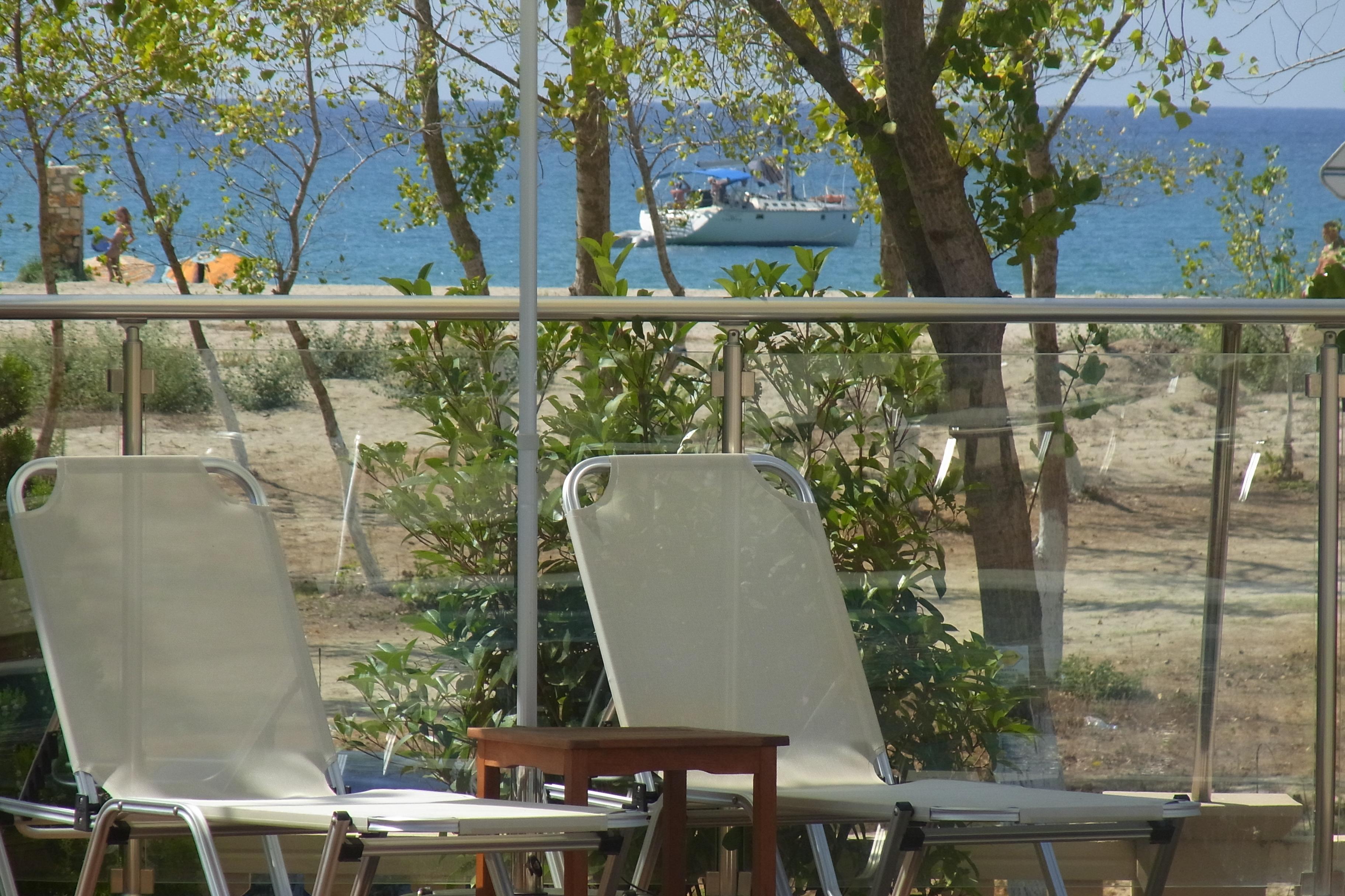 Ammos Bay Hotel Ammoudia Bagian luar foto