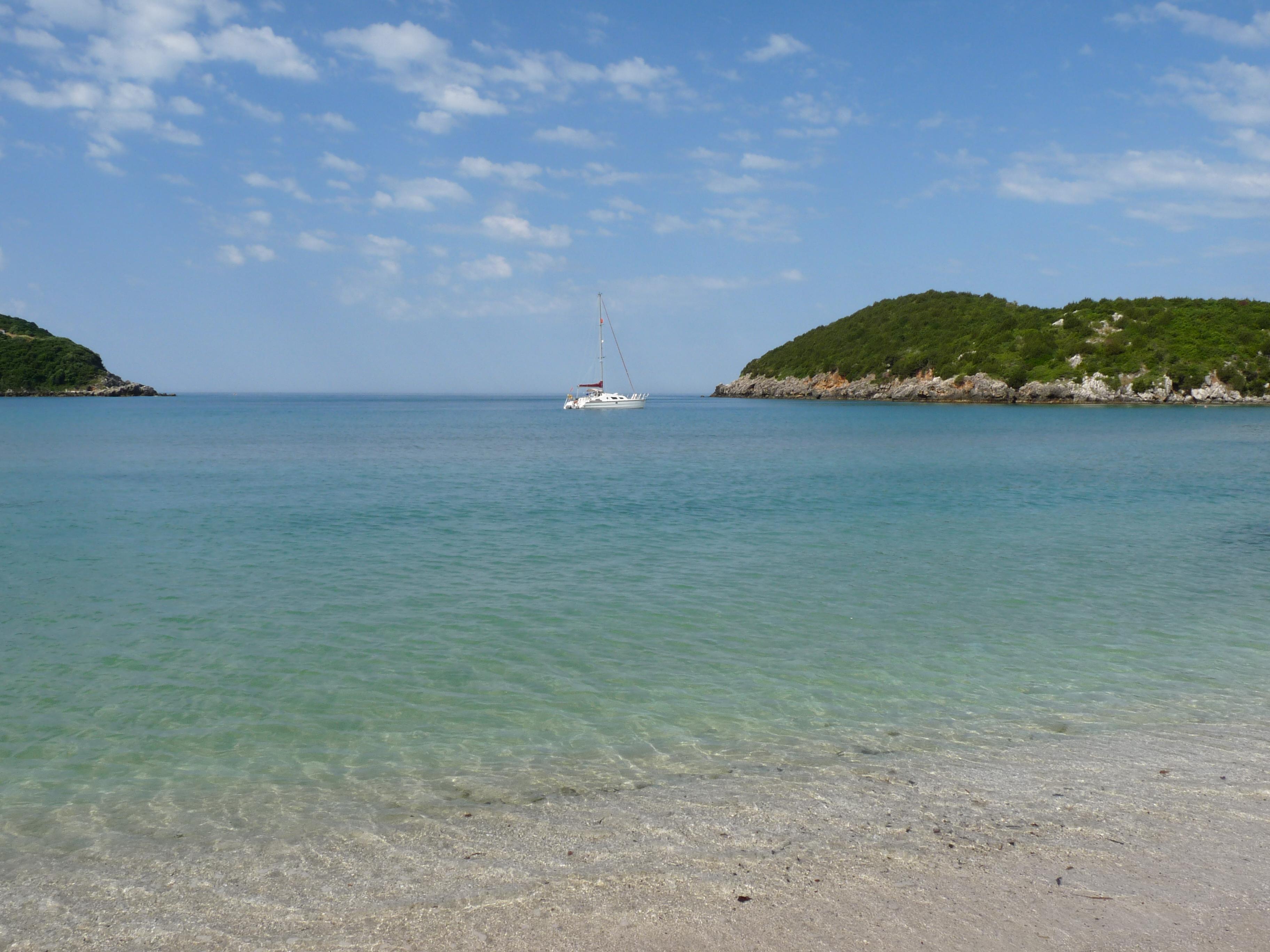 Ammos Bay Hotel Ammoudia Bagian luar foto