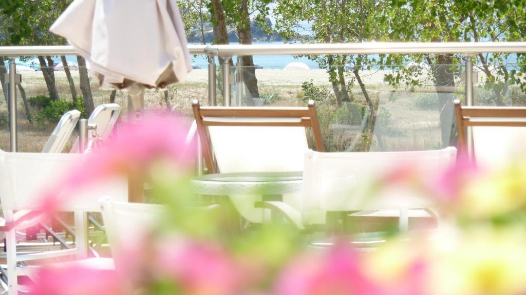 Ammos Bay Hotel Ammoudia Bagian luar foto