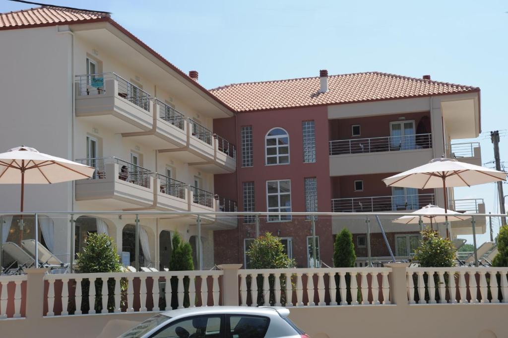 Ammos Bay Hotel Ammoudia Bagian luar foto